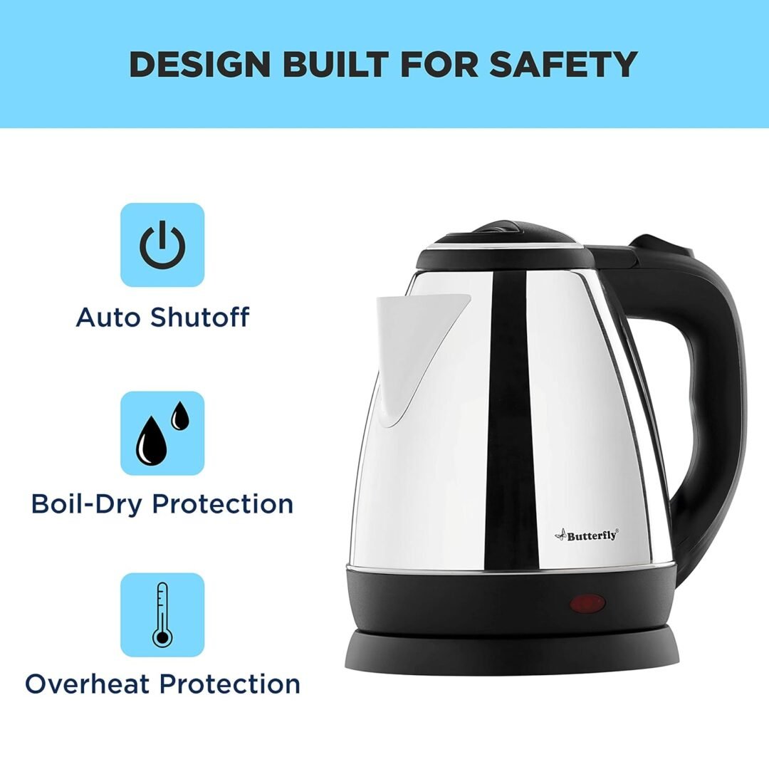 Butterfly EKN 1.5 Litre Stainless Steel Electric Kettle